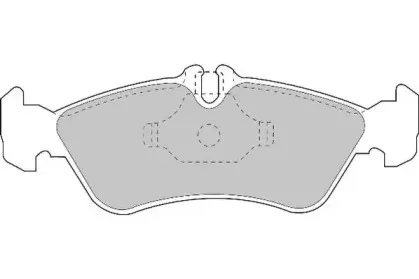 Комплект тормозных колодок, дисковый тормоз NECTO купить