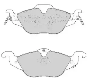 Комплект тормозных колодок, дисковый тормоз NECTO купить