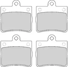 Комплект тормозных колодок, дисковый тормоз NECTO купить