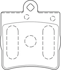 Комплект тормозных колодок, дисковый тормоз NECTO купить