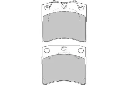 Комплект тормозных колодок, дисковый тормоз NECTO купить