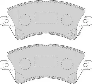 Комплект тормозных колодок, дисковый тормоз NECTO купить