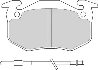 Комплект тормозных колодок, дисковый тормоз NECTO купить