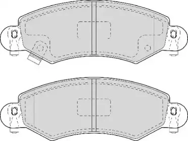 Комплект тормозных колодок, дисковый тормоз NECTO купить