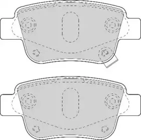 Комплект тормозных колодок, дисковый тормоз NECTO купить