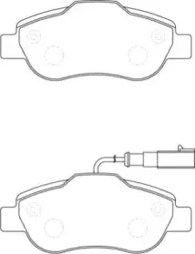 Комплект тормозных колодок, дисковый тормоз NECTO купить