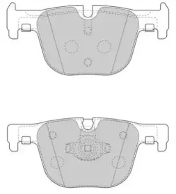 Комплект тормозных колодок, дисковый тормоз NECTO купить