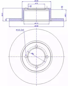 Тормозной диск CAR купить