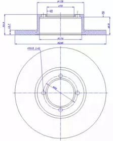Тормозной диск CAR купить