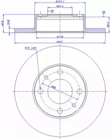 Тормозной диск CAR купить