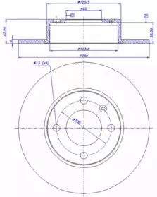 Тормозной диск CAR купить