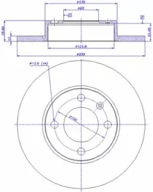 Тормозной диск CAR купить
