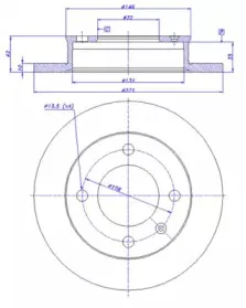 Тормозной диск CAR купить