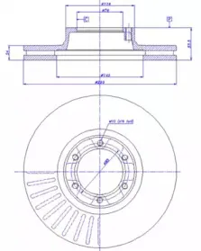 Тормозной диск CAR купить