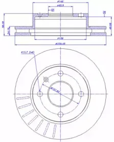 Тормозной диск CAR купить