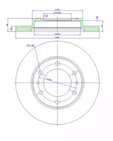 Тормозной диск CAR купить