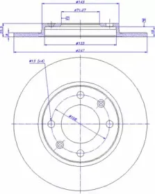 Тормозной диск CAR купить