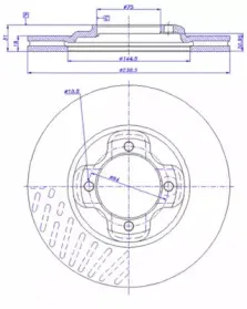 Тормозной диск CAR купить