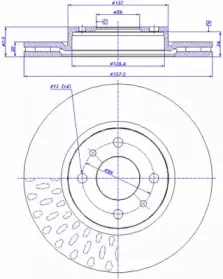 Тормозной диск CAR купить
