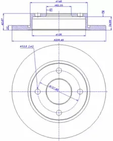 Тормозной диск CAR купить