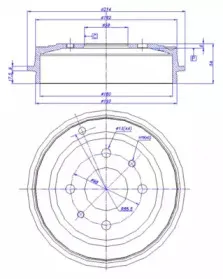 Тормозной барабан CAR купить