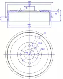 Тормозной барабан CAR купить