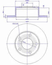 Тормозной диск CAR купить