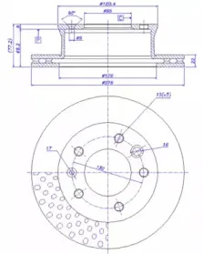 Тормозной диск CAR купить