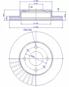 Тормозной диск CAR купить