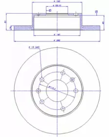 Тормозной диск CAR купить