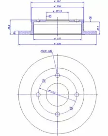 Тормозной диск CAR купить
