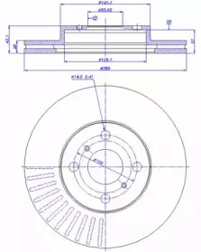 Тормозной диск CAR купить