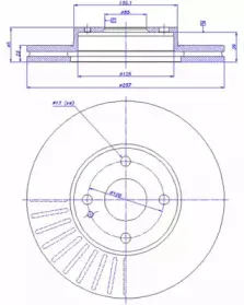 Тормозной диск CAR купить