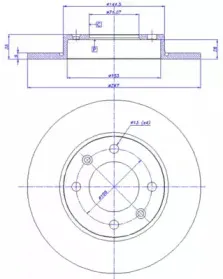 Тормозной диск CAR купить