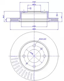 Тормозной диск CAR купить
