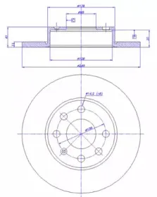 Тормозной диск CAR купить