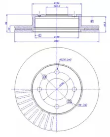 Тормозной диск CAR купить