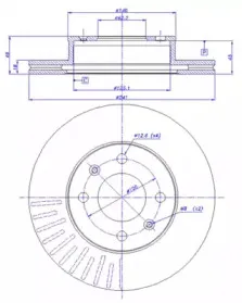 Тормозной диск CAR купить