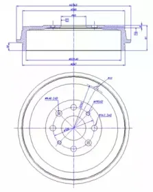 Тормозной барабан CAR купить