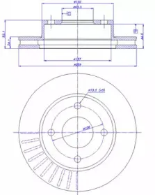 Тормозной диск CAR купить