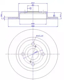 Тормозной диск CAR купить
