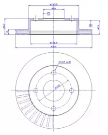 Тормозной диск CAR купить