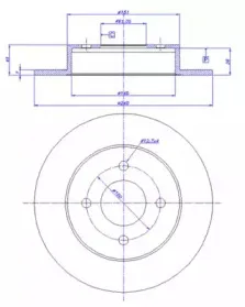 Тормозной диск CAR купить