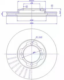 Тормозной диск CAR купить