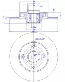 Тормозной диск CAR купить