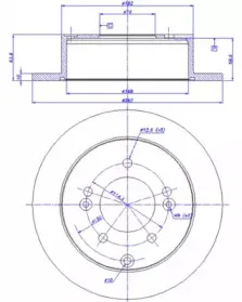 Тормозной диск CAR купить