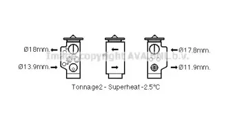 Расширительный клапан, кондиционер AVA QUALITY COOLING купить