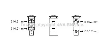 Расширительный клапан, кондиционер AVA QUALITY COOLING купить