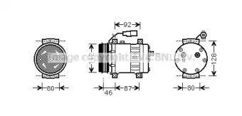 Компрессор, кондиционер AVA QUALITY COOLING купить