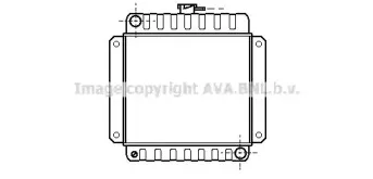 Радиатор, охлаждение двигателя AVA QUALITY COOLING купить